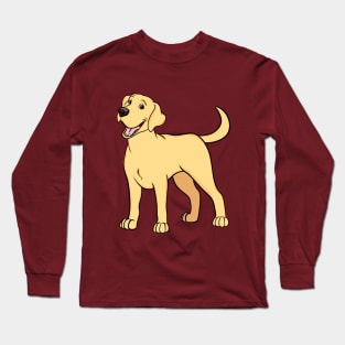 Happy Yellow Lab Long Sleeve T-Shirt